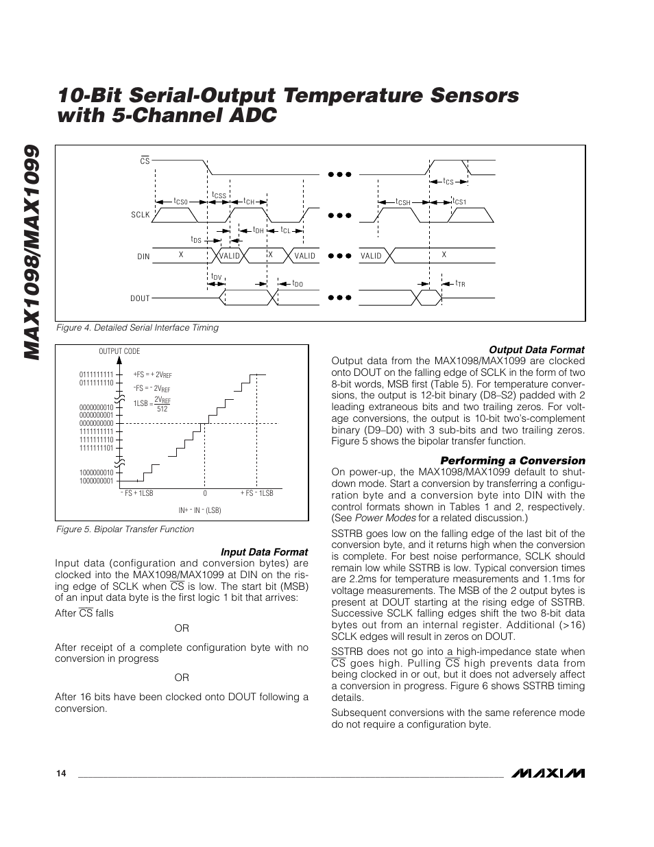 Rainbow Electronics MAX1099 User Manual | Page 14 / 20