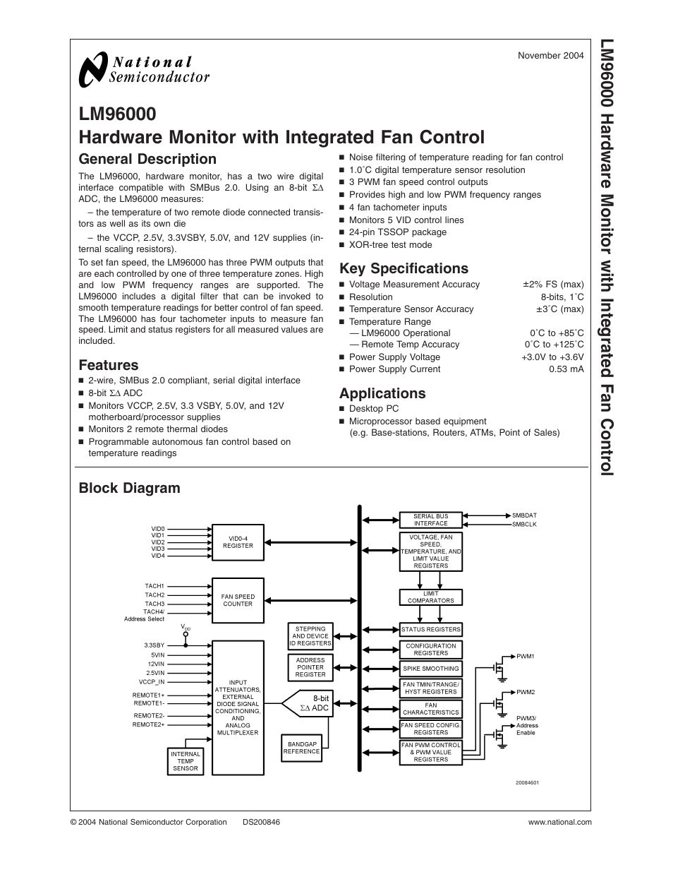 Rainbow Electronics LM96000 User Manual | 28 pages