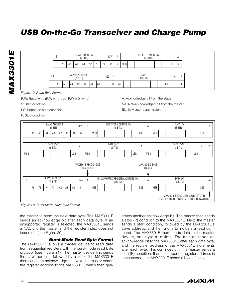 Max3301e usb on-the-go transceiver and charge pump | Rainbow Electronics MAX3301E User Manual | Page 20 / 33