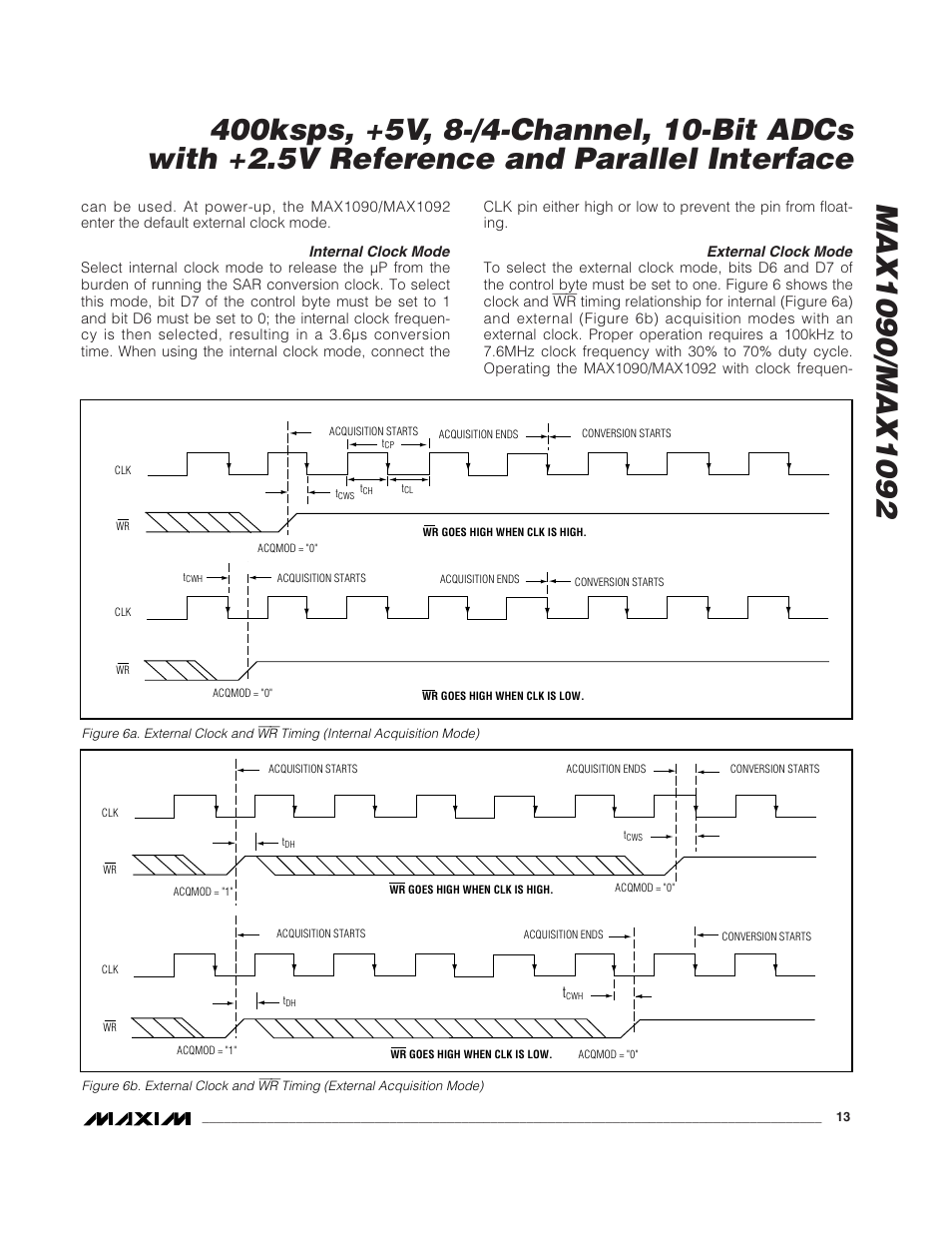 Rainbow Electronics MAX1092 User Manual | Page 13 / 20