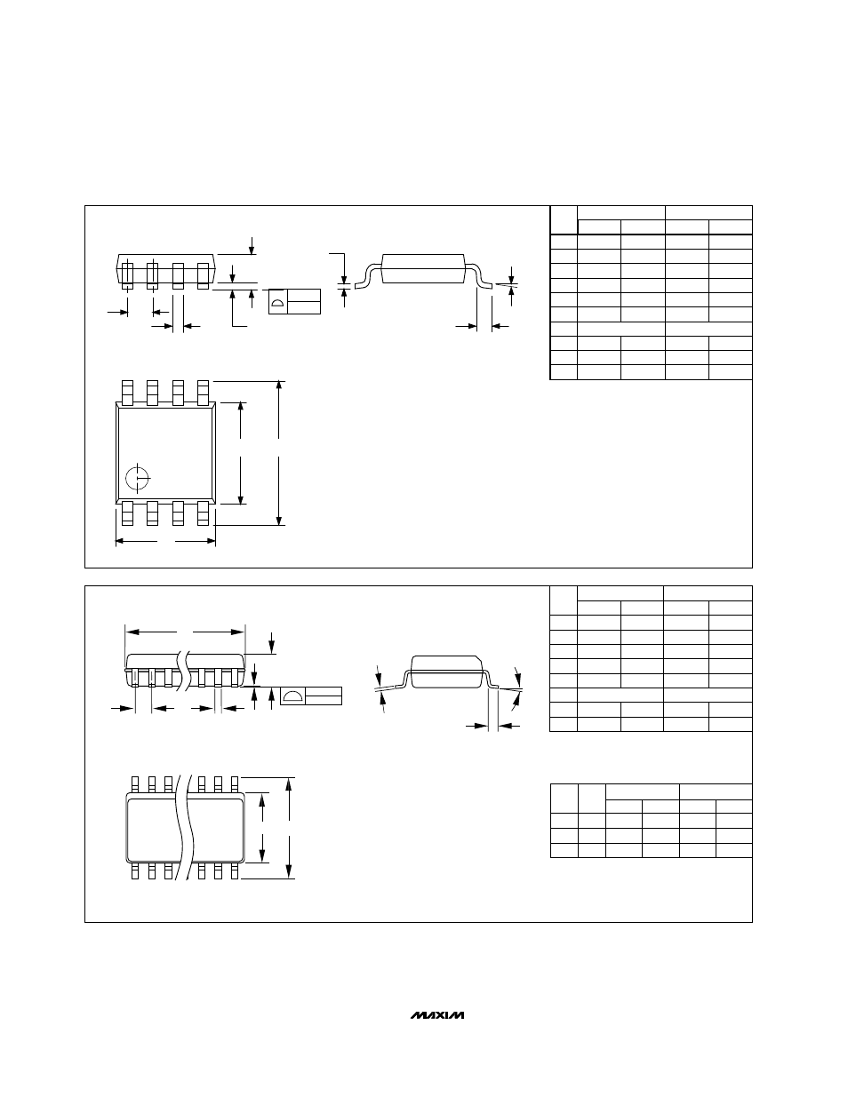 Package information, Pin µ max micromax small-outline package, Narrow so small-outline package (0.150 in.) | Rainbow Electronics MAX495 User Manual | Page 16 / 16