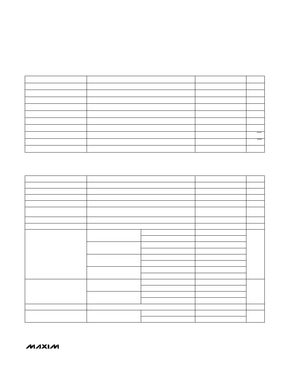 Dc electrical characteristics, Ac electrical characteristics | Rainbow Electronics MAX495 User Manual | Page 3 / 16