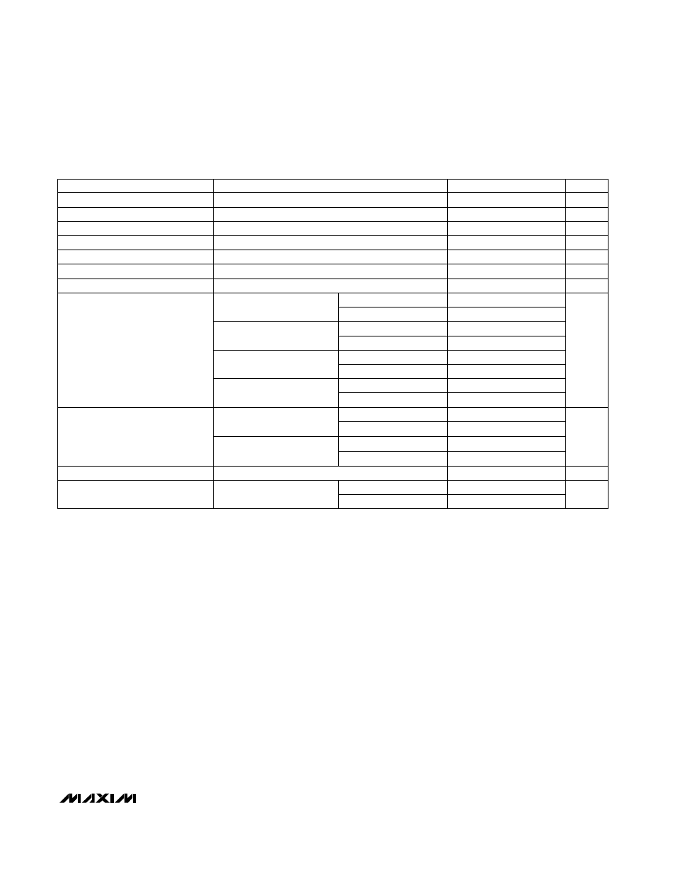 Dc electrical characteristics | Rainbow Electronics MAX495 User Manual | Page 5 / 16