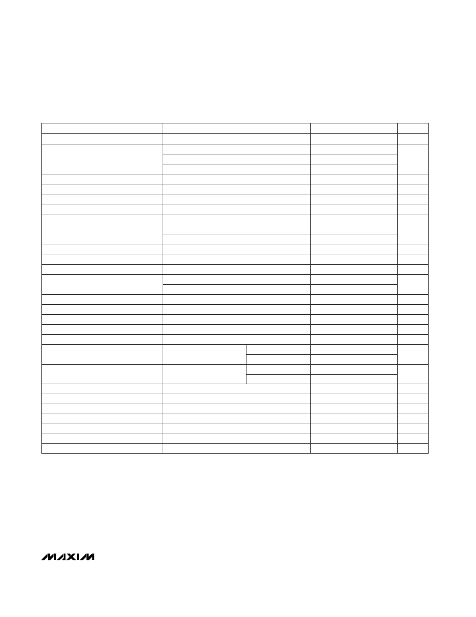 Electrical characteristics (continued) | Rainbow Electronics MAX1625 User Manual | Page 3 / 24