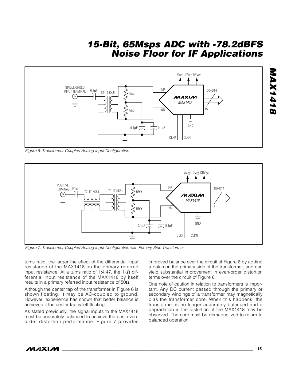 Rainbow Electronics MAX1418 User Manual | Page 15 / 20