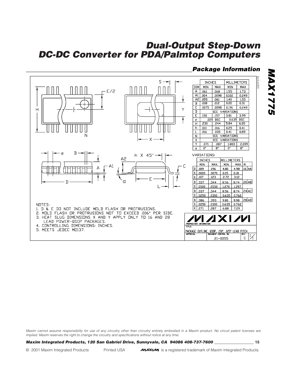 Max1775 | Rainbow Electronics MAX1775 User Manual | Page 15 / 15