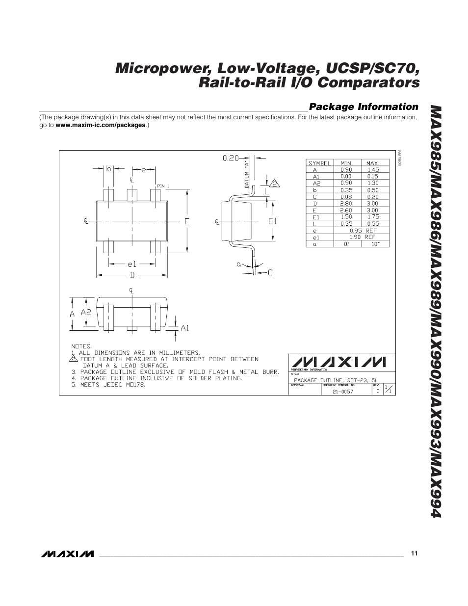 Rainbow Electronics MAX993 User Manual | Page 11 / 13