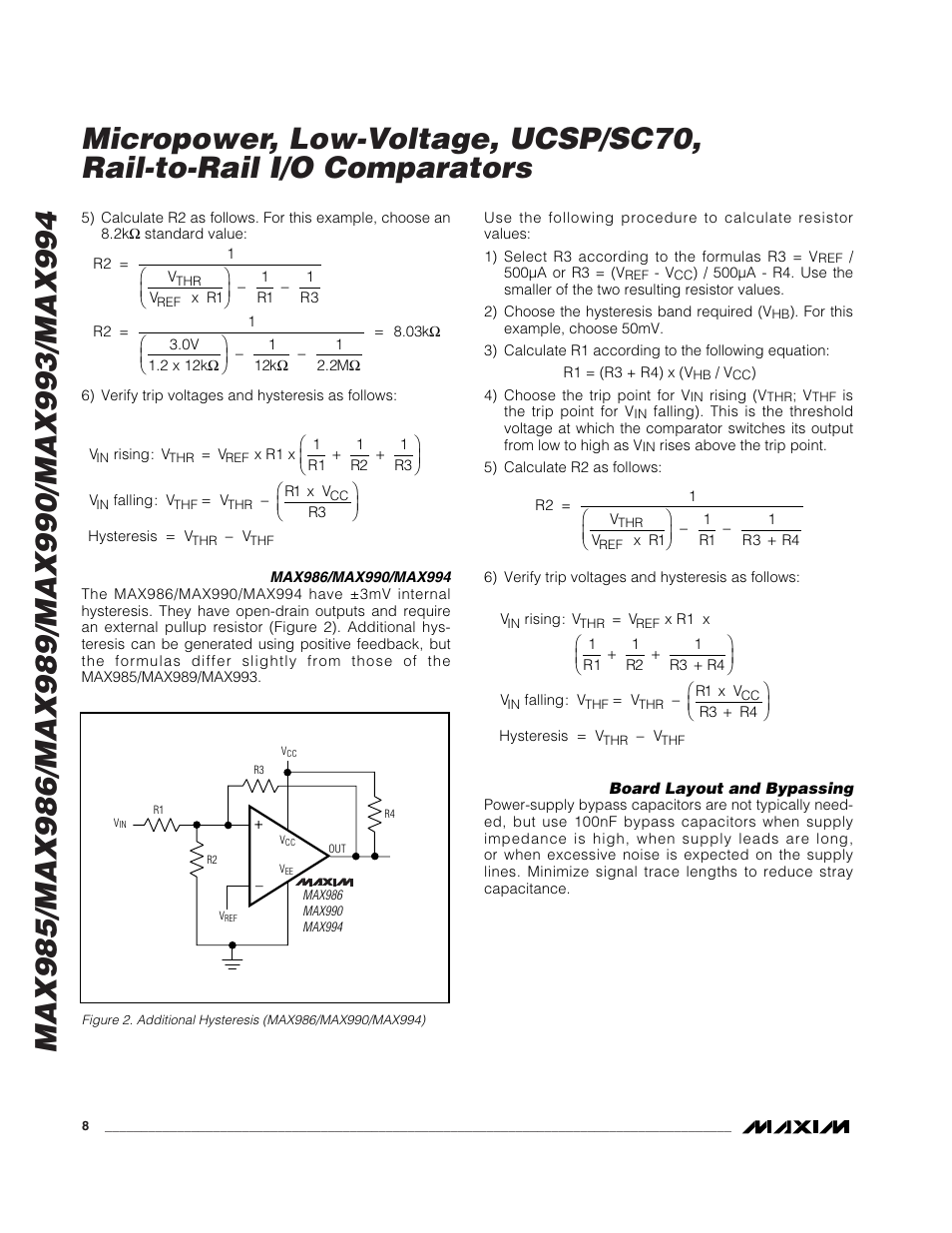 Rainbow Electronics MAX993 User Manual | Page 8 / 13
