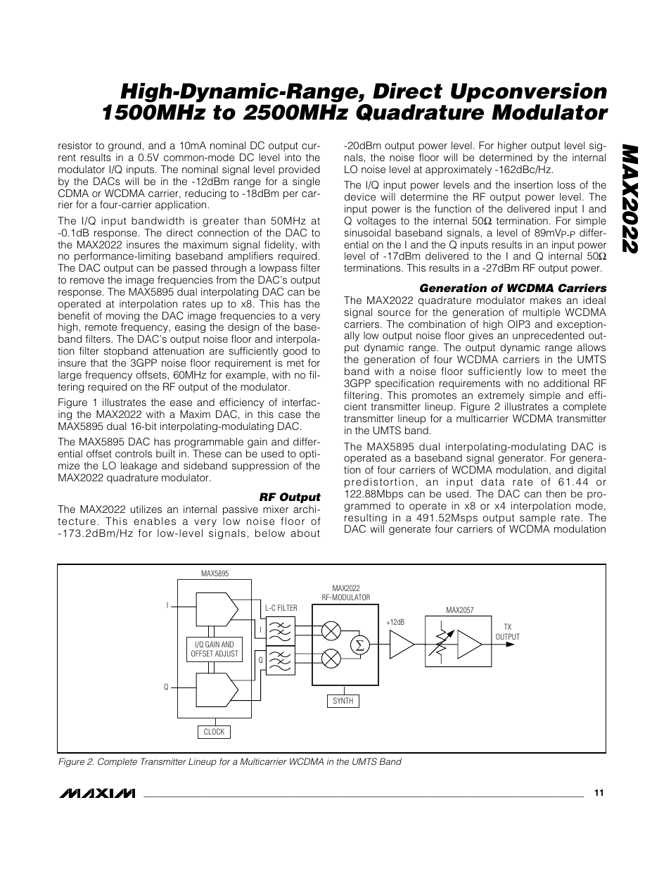 Max2022 | Rainbow Electronics MAX2022 User Manual | Page 11 / 14
