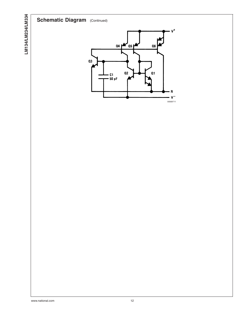 Schematic diagram | Rainbow Electronics LM334 User Manual | Page 12 / 15