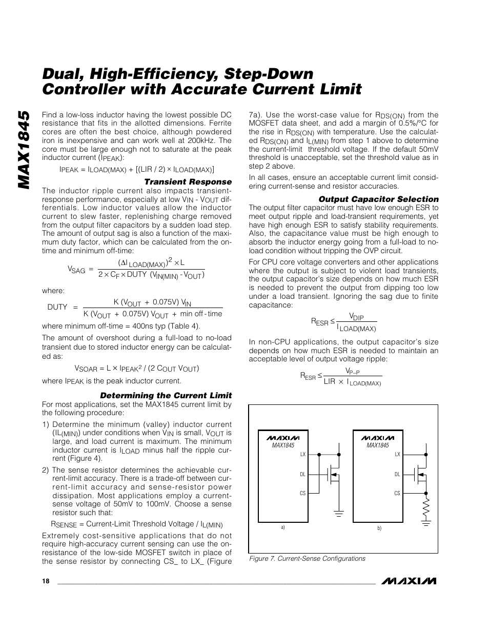 Rainbow Electronics MAX1845 User Manual | Page 18 / 24