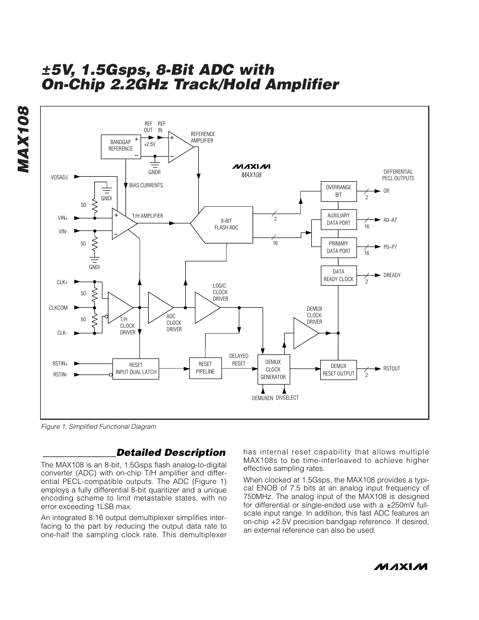 Detailed description | Rainbow Electronics MAX108 User Manual | Page 12 / 32