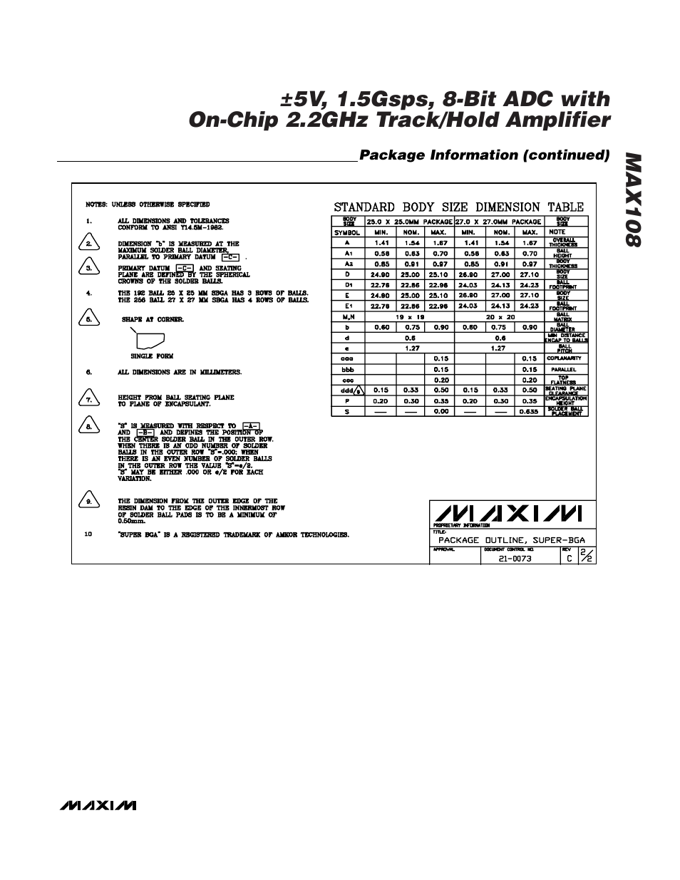 Rainbow Electronics MAX108 User Manual | Page 31 / 32