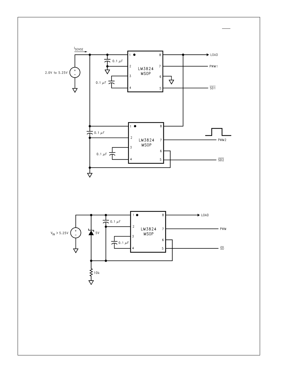 Typical application circuits, Lm3824 | Rainbow Electronics LM3824 User Manual | Page 7 / 12