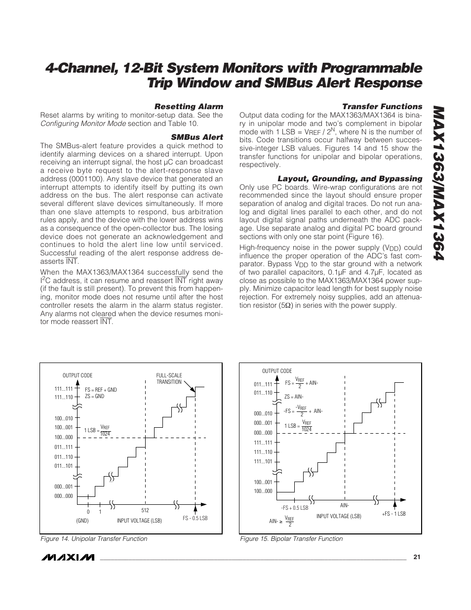Rainbow Electronics MAX1364 User Manual | Page 21 / 24