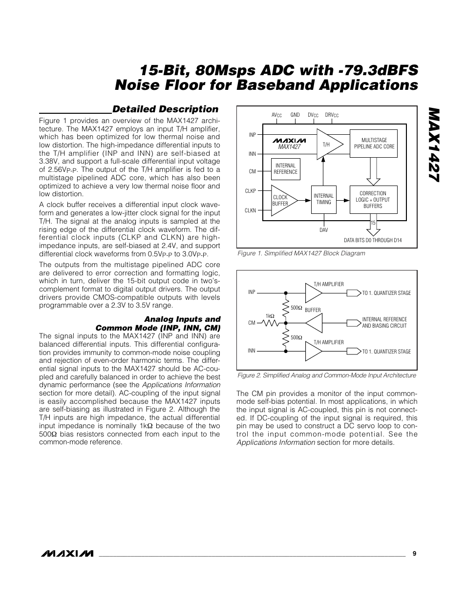 Detailed description | Rainbow Electronics MAX1427 User Manual | Page 9 / 18