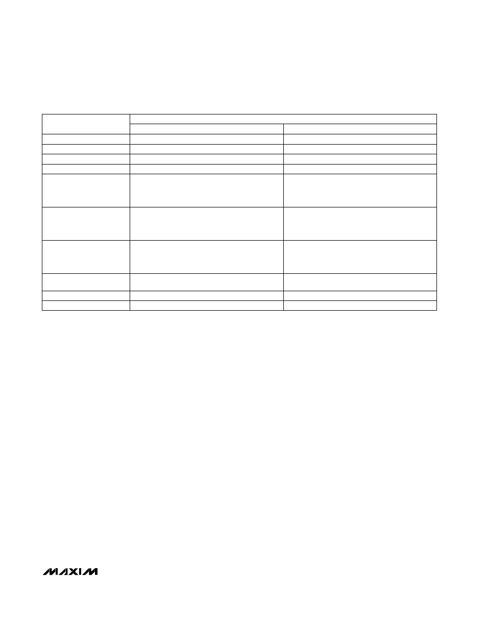 Table 1. component list for standard applications | Rainbow Electronics MAX1639 User Manual | Page 7 / 13