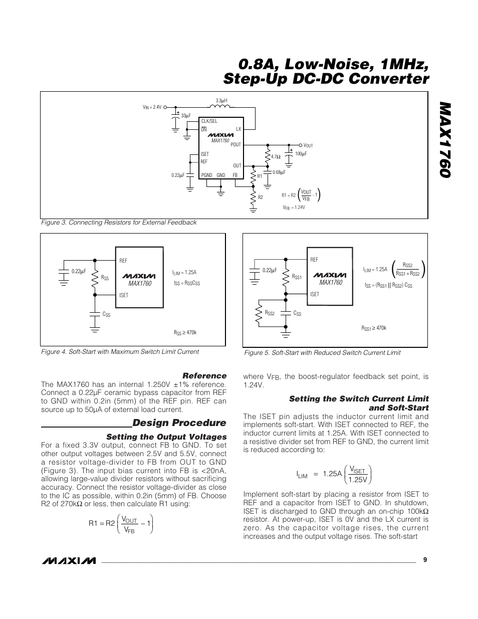 Design procedure | Rainbow Electronics MAX1760 User Manual | Page 9 / 12