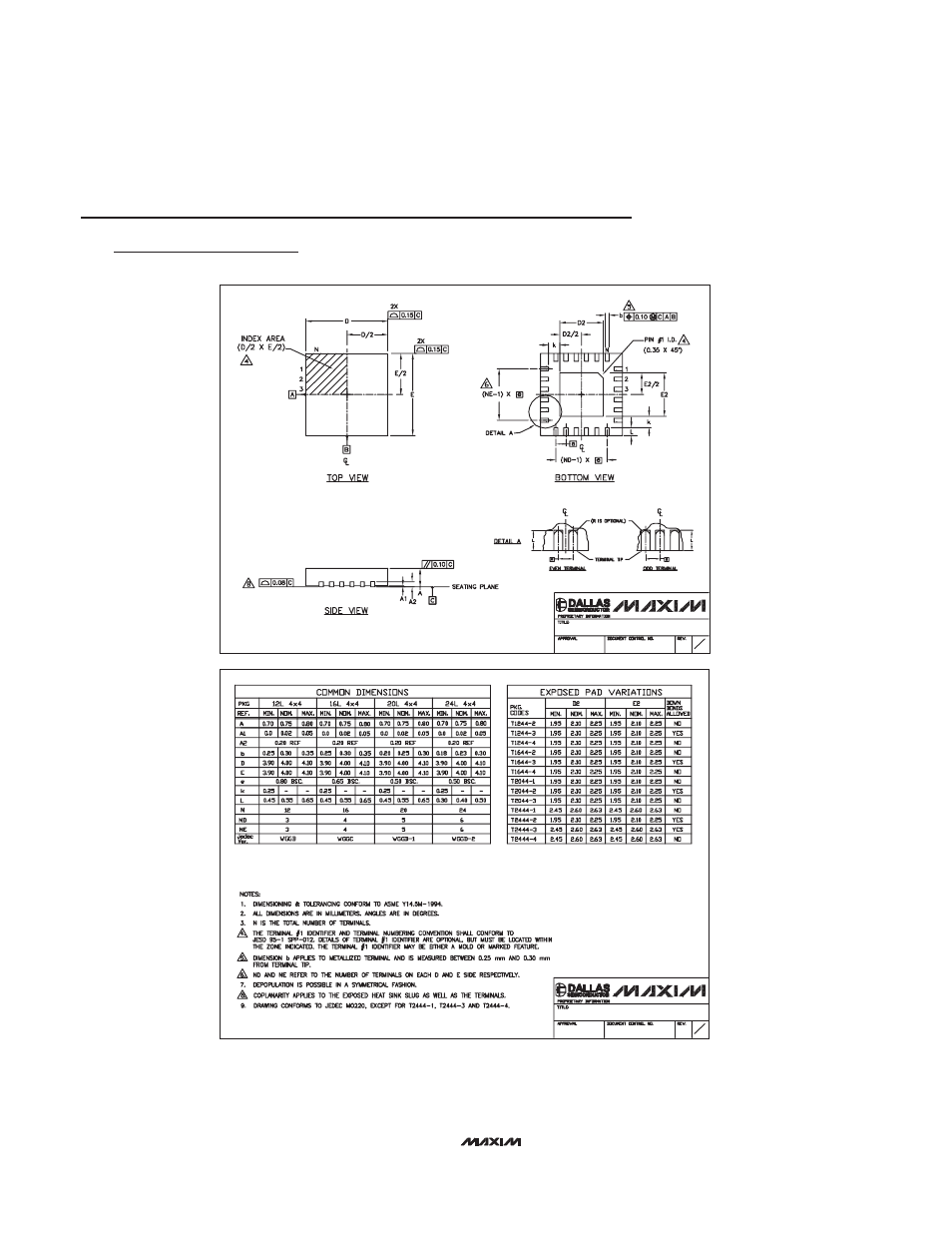 Package information | Rainbow Electronics MAX1579 User Manual | Page 13 / 13