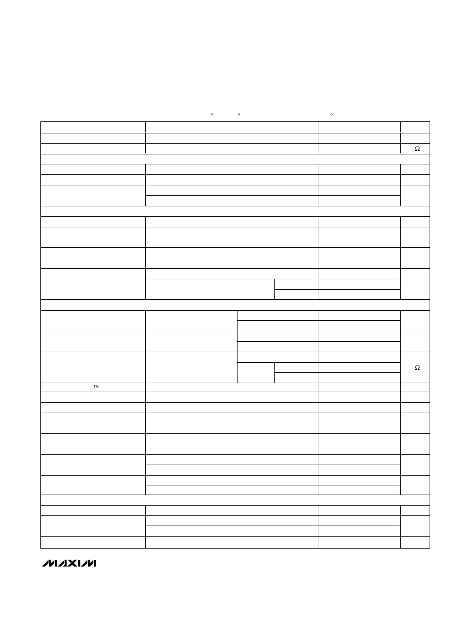 Electrical characteristics (continued) | Rainbow Electronics MAX1579 User Manual | Page 3 / 13