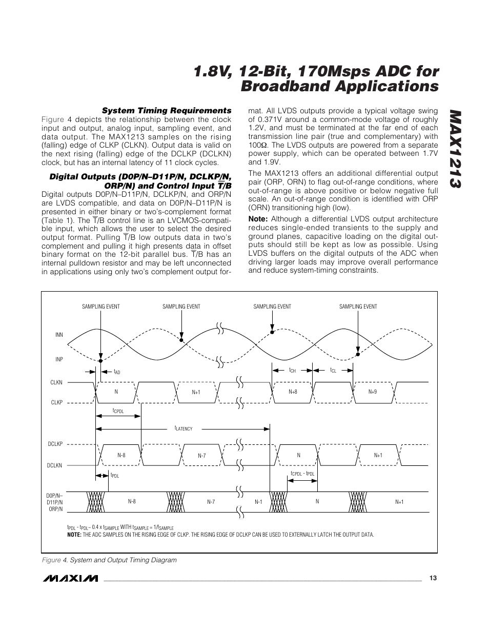 Rainbow Electronics MAX1213 User Manual | Page 13 / 21