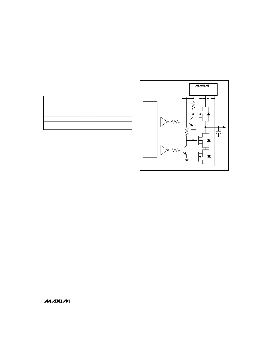 Table 5. components for low-voltage operation | Rainbow Electronics MAX782 User Manual | Page 23 / 32