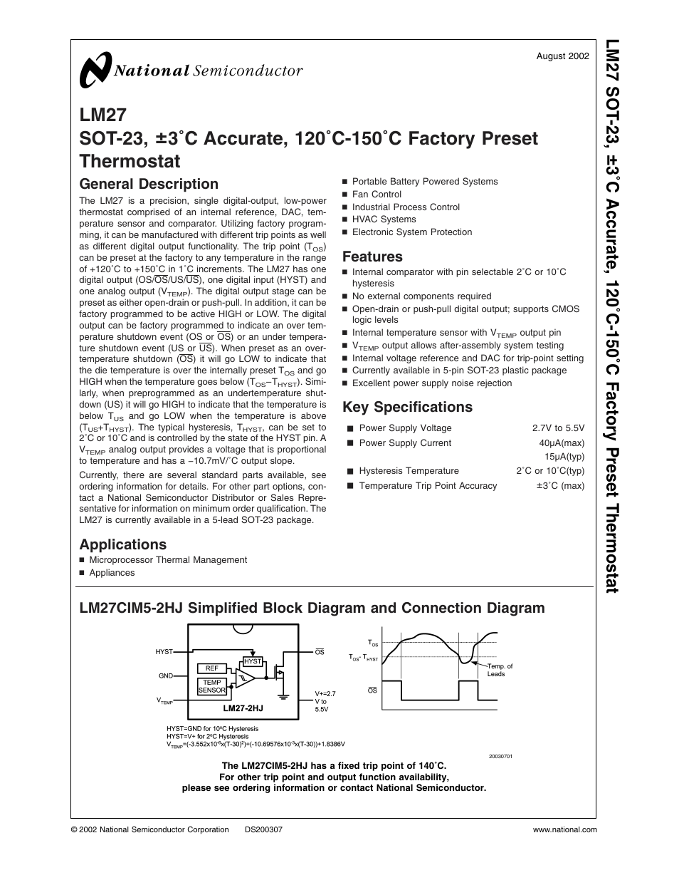 Rainbow Electronics LM27 User Manual | 9 pages
