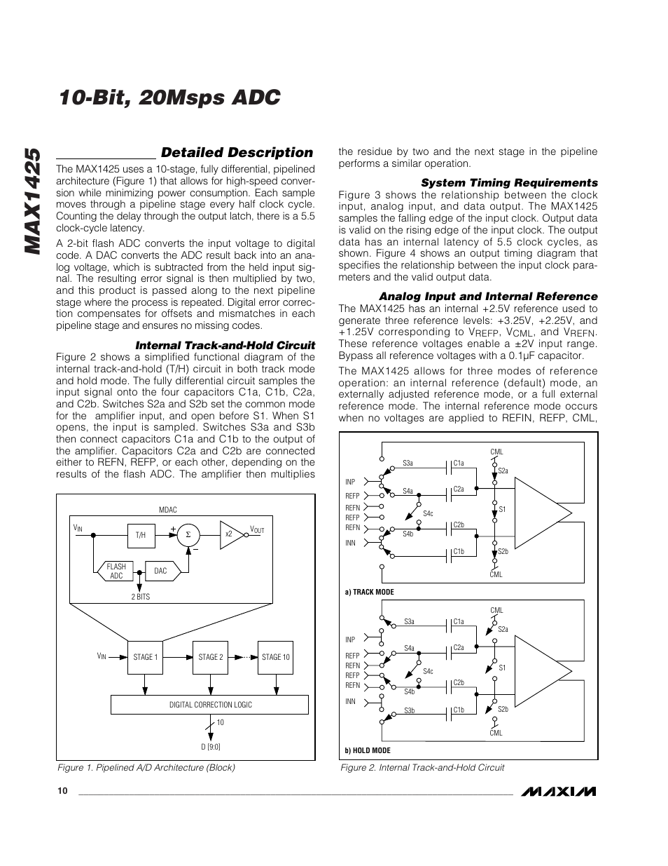 Detailed description | Rainbow Electronics MAX1425 User Manual | Page 10 / 16