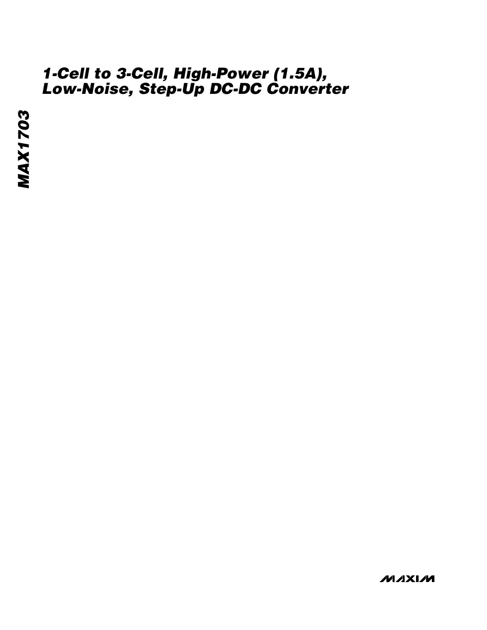 Rainbow Electronics MAX1703 User Manual | Page 16 / 16