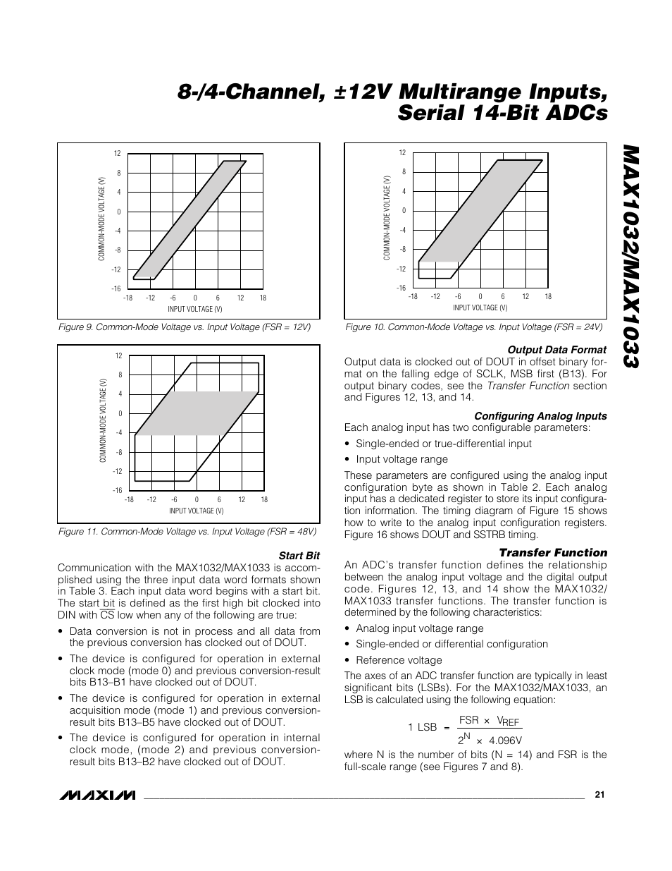 Rainbow Electronics MAX1033 User Manual | Page 21 / 31