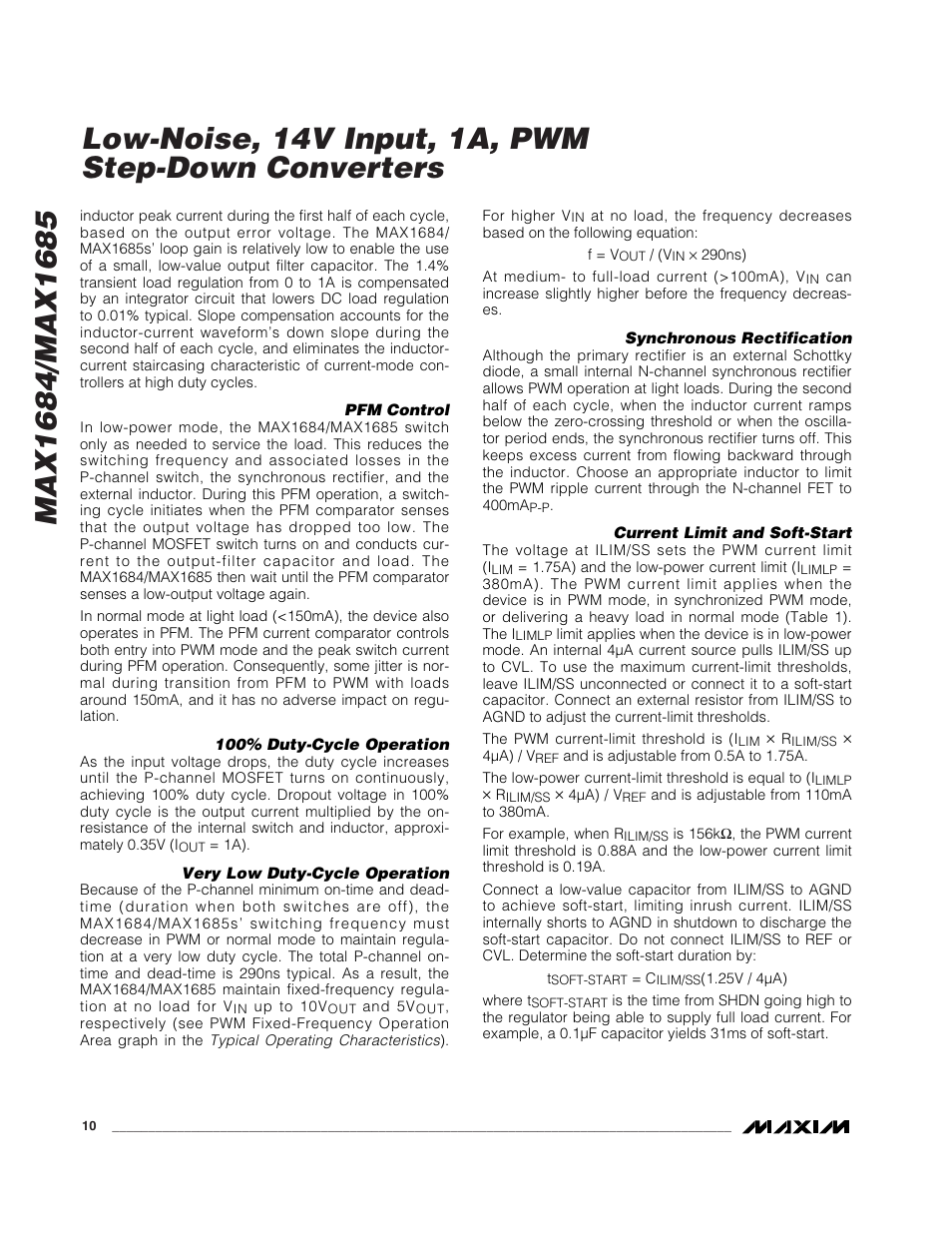 Rainbow Electronics MAX1685 User Manual | Page 10 / 14