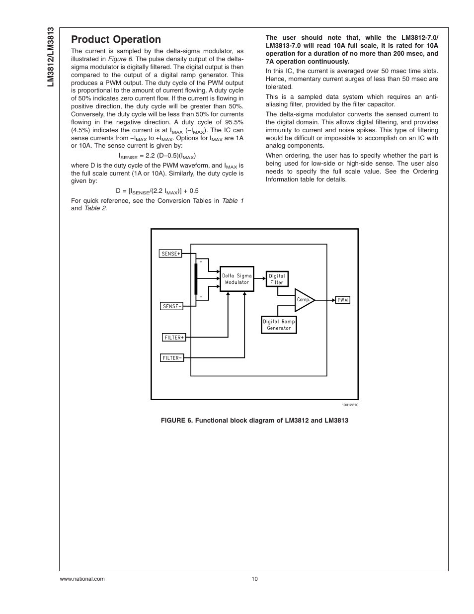 Product operation | Rainbow Electronics LM3813 User Manual | Page 10 / 14