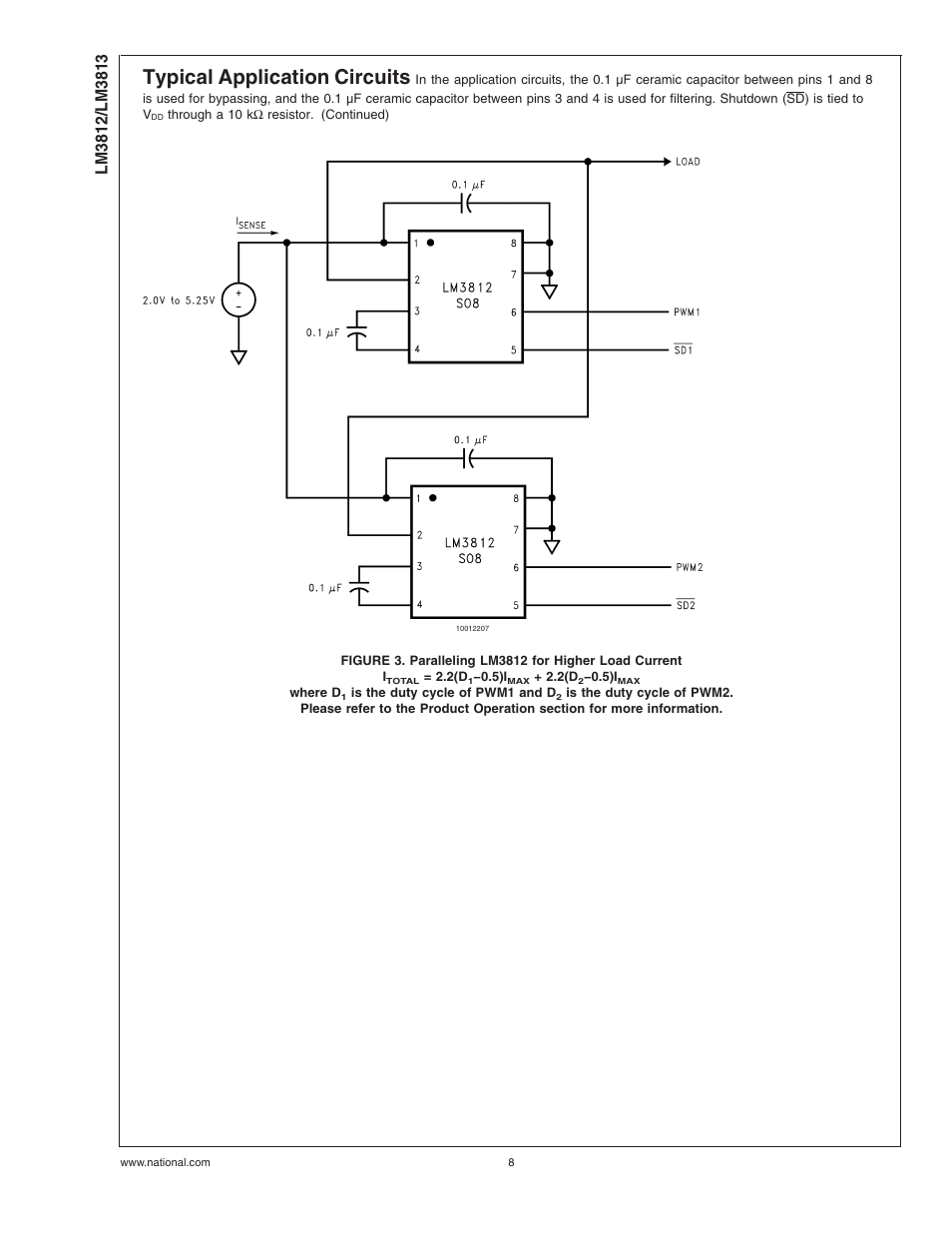 Typical application circuits | Rainbow Electronics LM3813 User Manual | Page 8 / 14