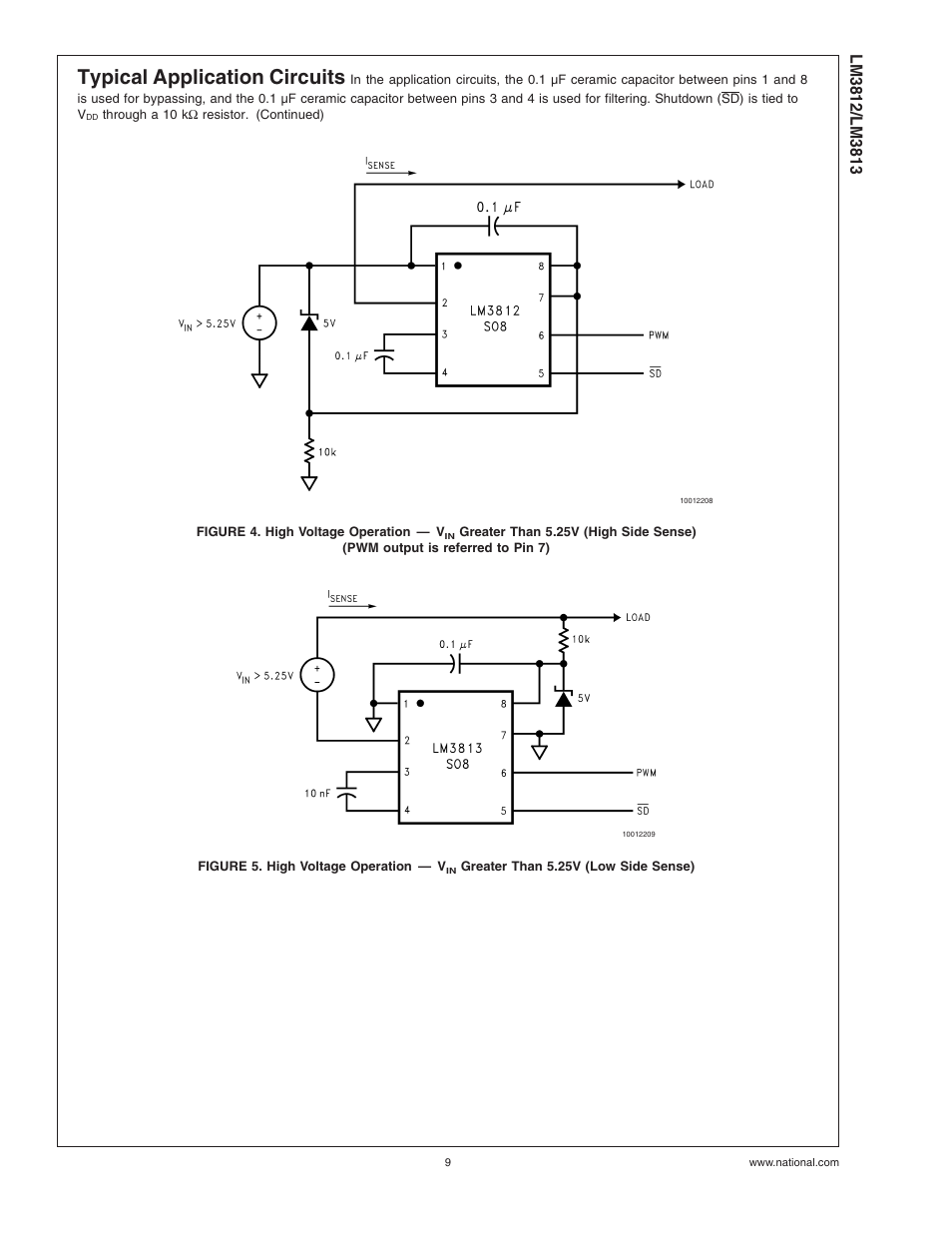 Typical application circuits | Rainbow Electronics LM3813 User Manual | Page 9 / 14