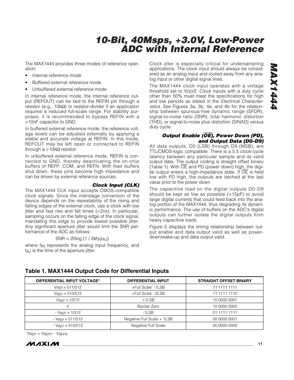 Rainbow Electronics MAX1444 User Manual | Page 11 / 18
