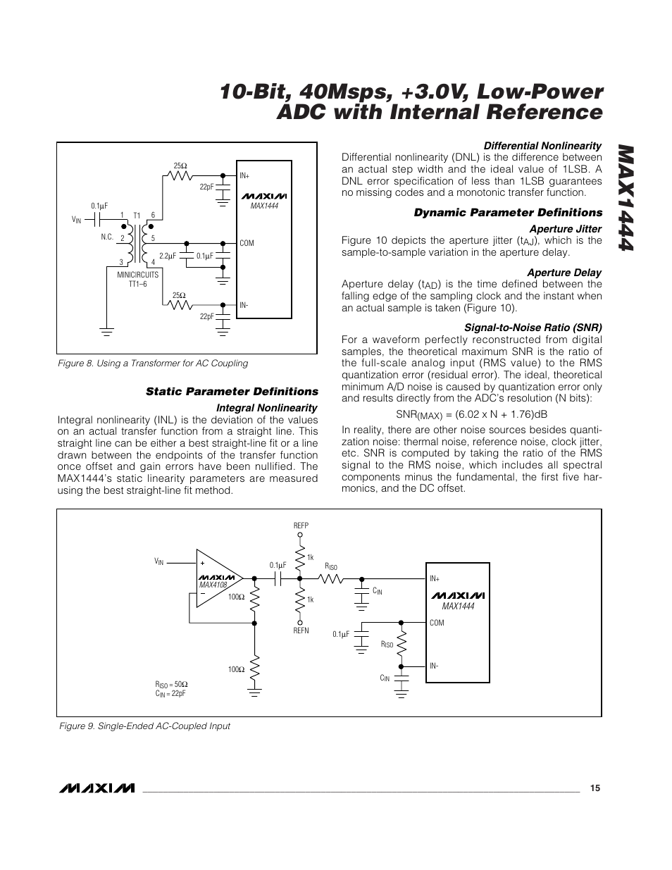 Rainbow Electronics MAX1444 User Manual | Page 15 / 18