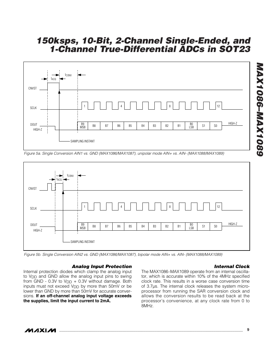 Rainbow Electronics MAX1089 User Manual | Page 9 / 15