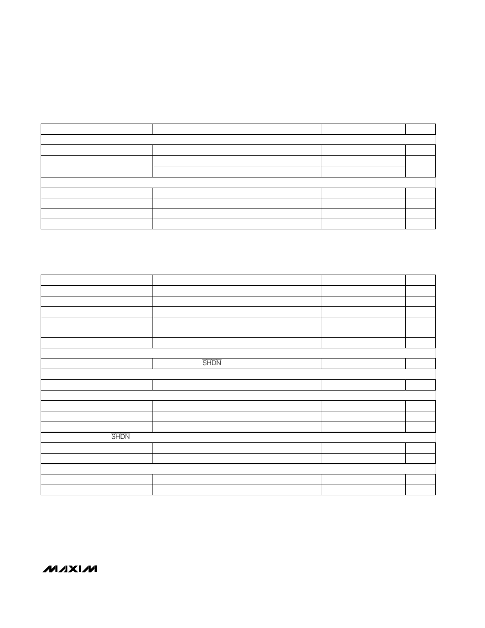 Electrical characteristics (continued), Electrical characteristics | Rainbow Electronics MAX685 User Manual | Page 3 / 12
