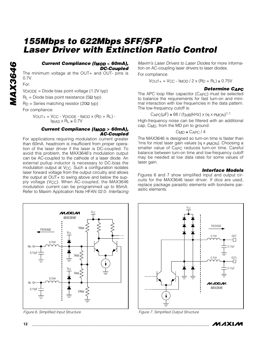 Max3646 | Rainbow Electronics MAX3646 User Manual | Page 12 / 14