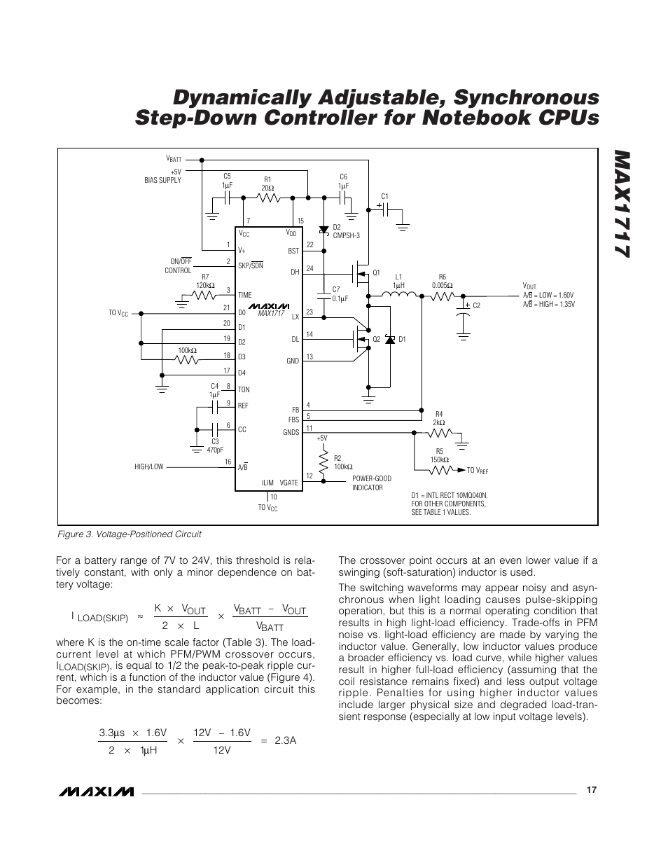 Rainbow Electronics MAX1717 User Manual | Page 17 / 33