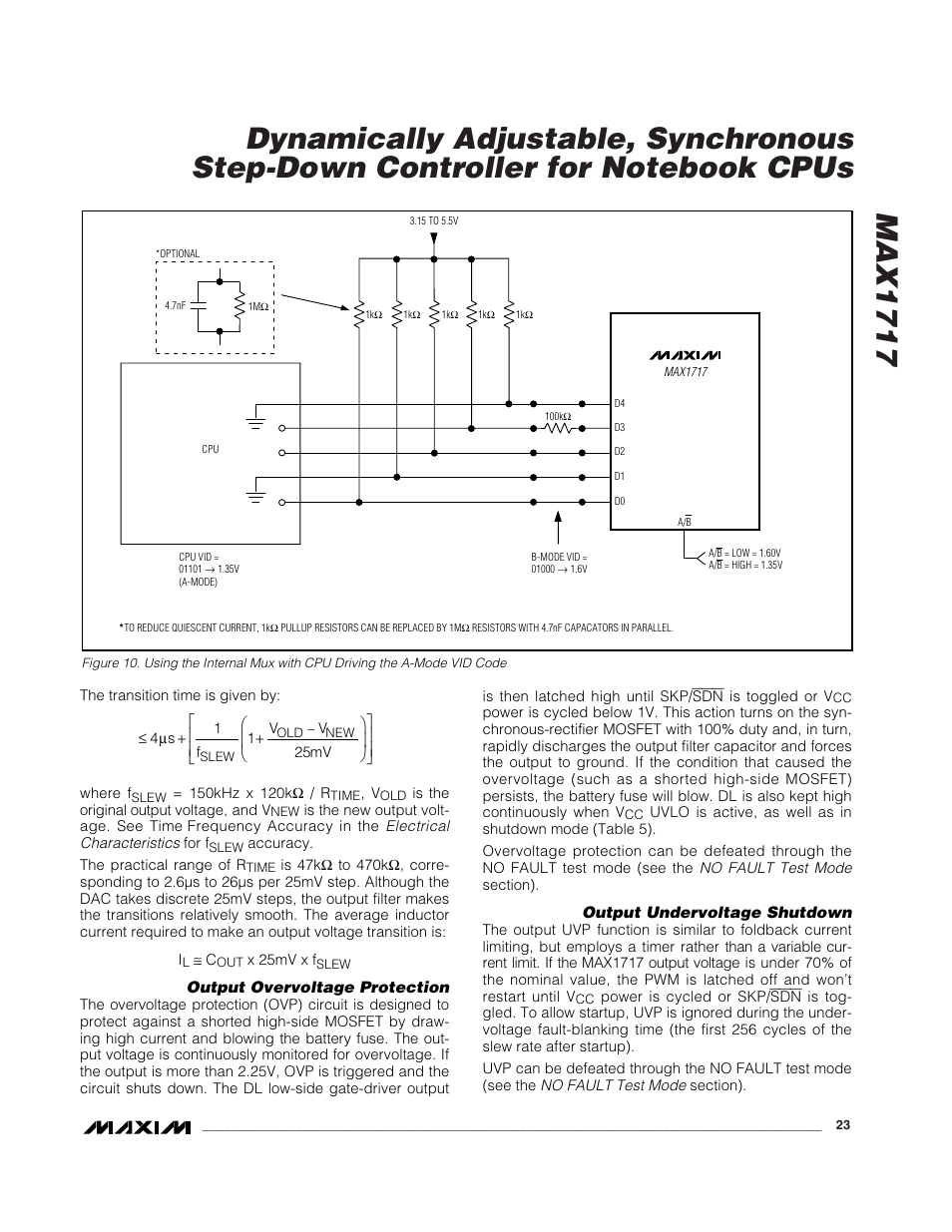Rainbow Electronics MAX1717 User Manual | Page 23 / 33