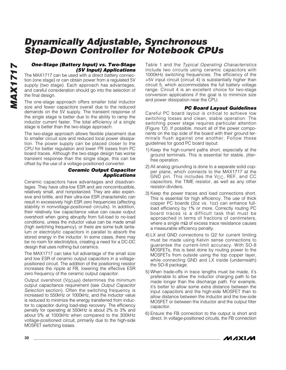 Rainbow Electronics MAX1717 User Manual | Page 30 / 33