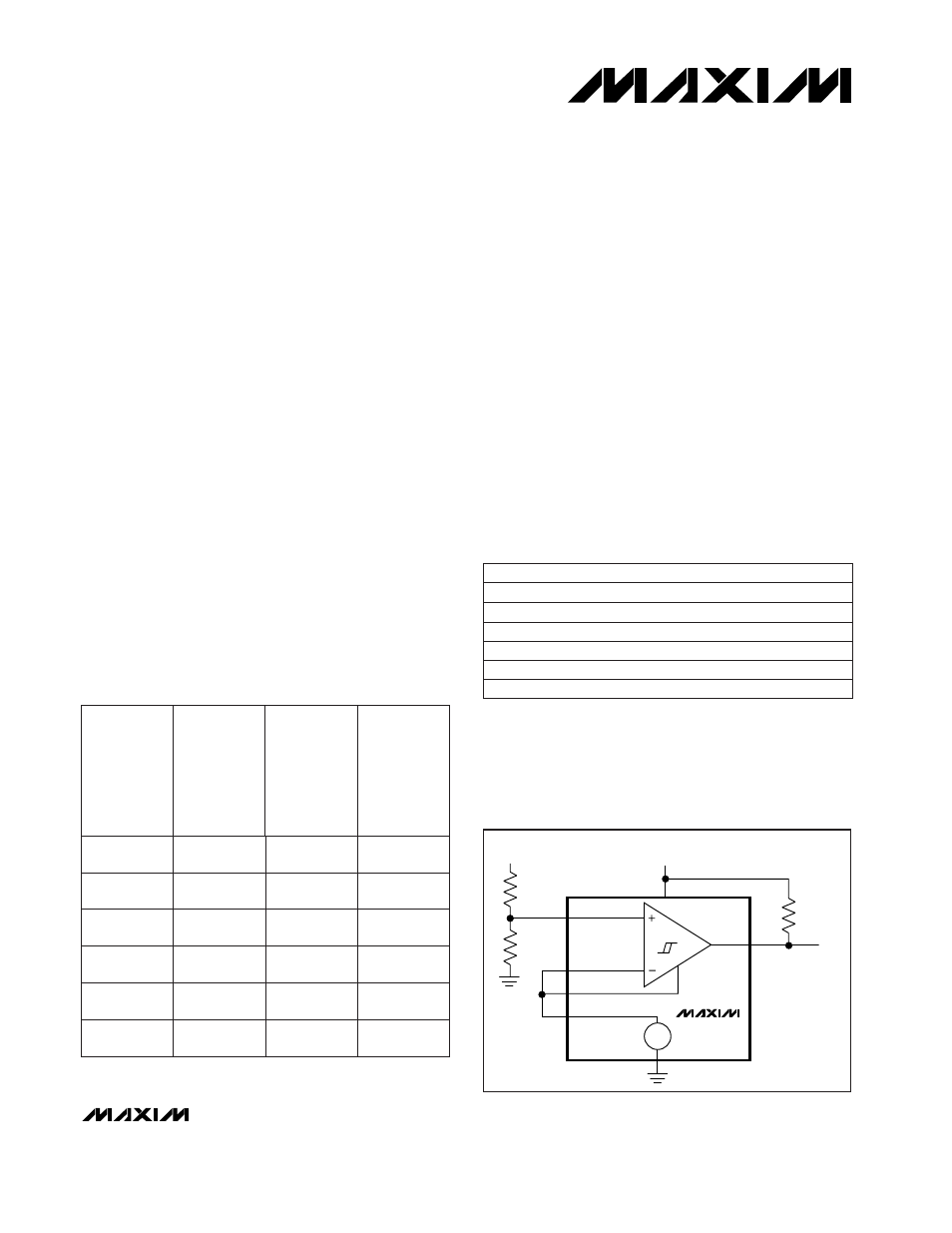 Rainbow Electronics MAX970 User Manual | 12 pages