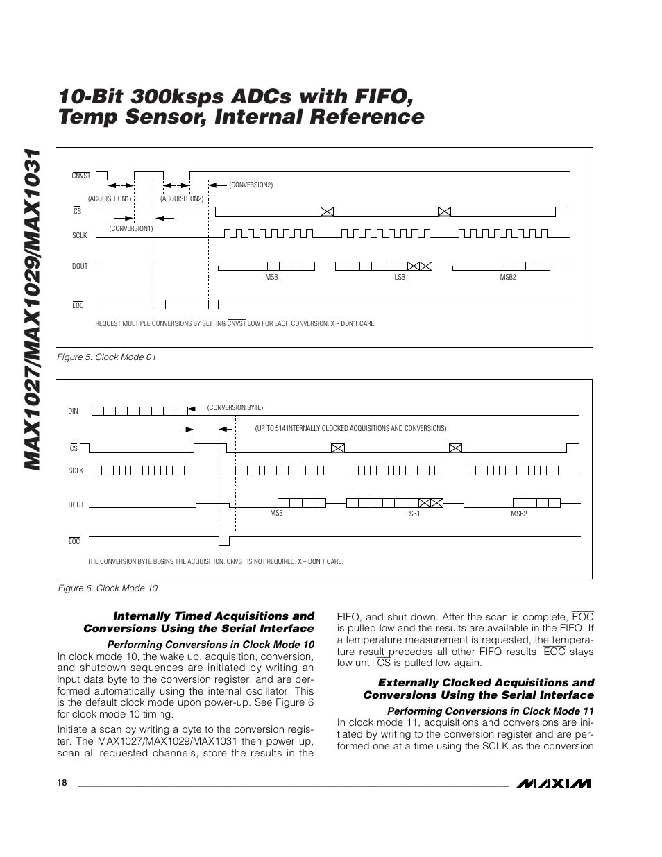 Rainbow Electronics MAX1031 User Manual | Page 18 / 24