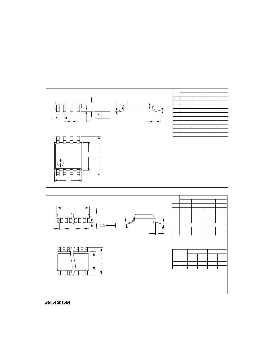 Package information, Narrow so small-outline package (0.150 in.), Pin µ max micromax small-outline package | Rainbow Electronics MAX984 User Manual | Page 15 / 16