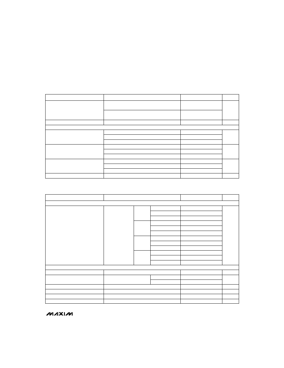 Electrical characteristics: 3v operation | Rainbow Electronics MAX984 User Manual | Page 3 / 16