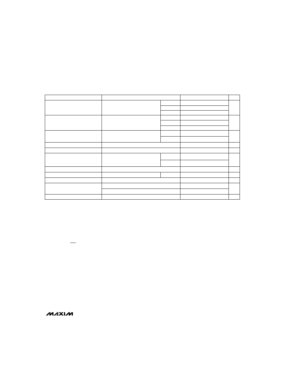 Electrical characteristics (continued) | Rainbow Electronics MAX833 User Manual | Page 3 / 5