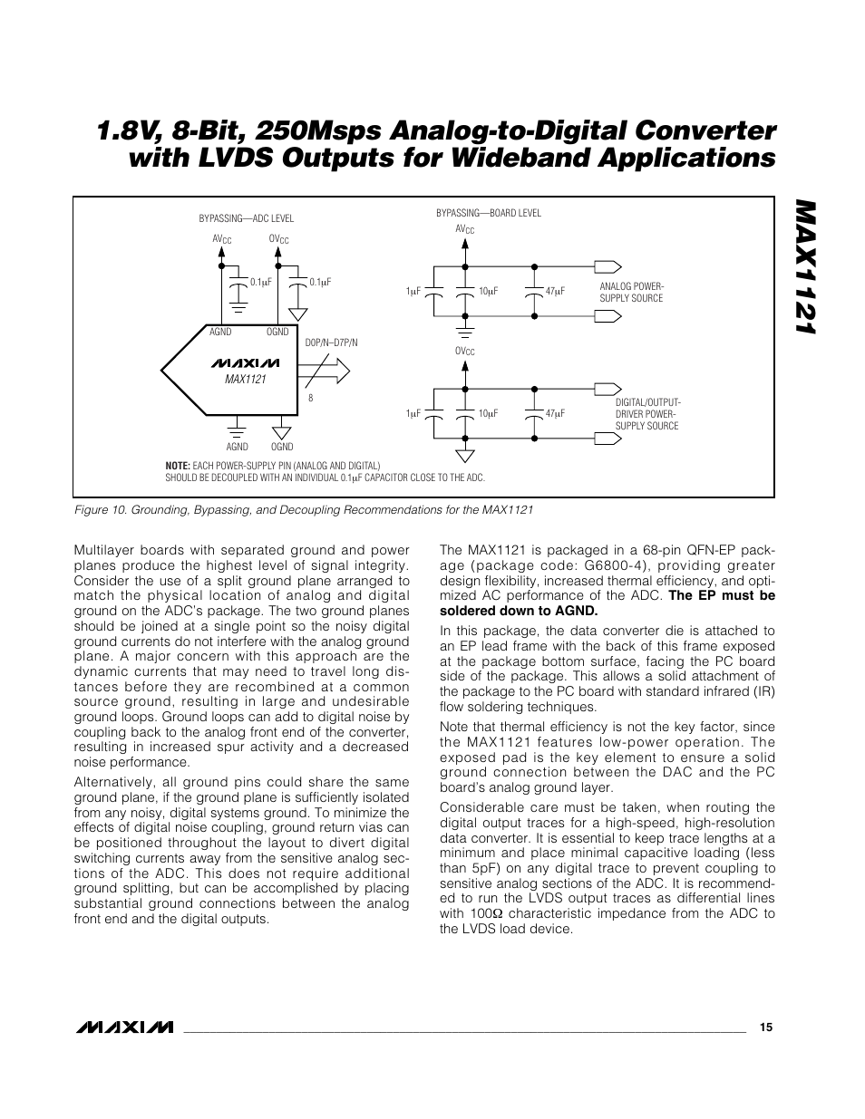 Rainbow Electronics MAX1121 User Manual | Page 15 / 17