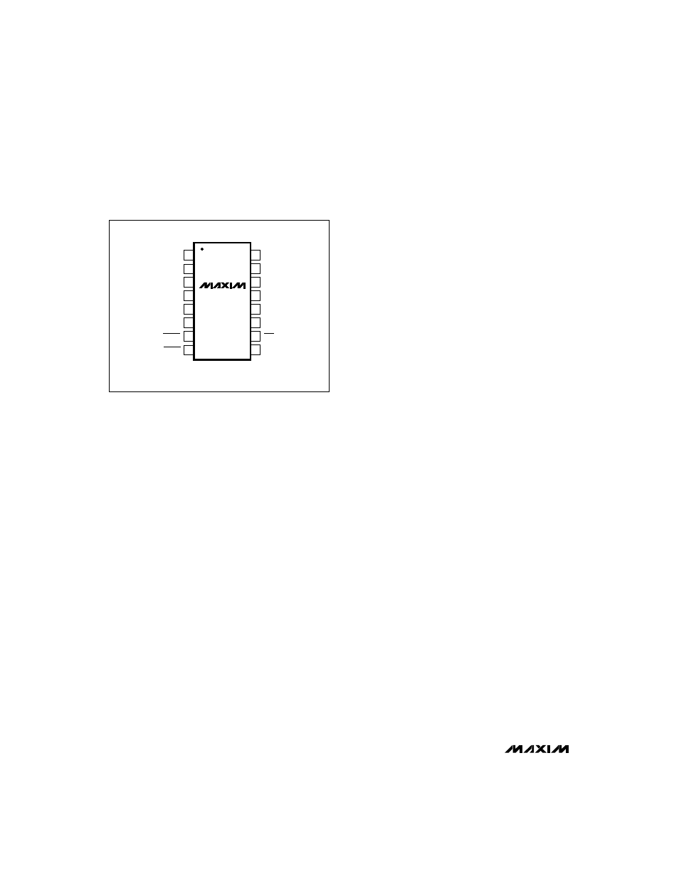 Chip information, Pin configuration | Rainbow Electronics MAX768 User Manual | Page 10 / 12