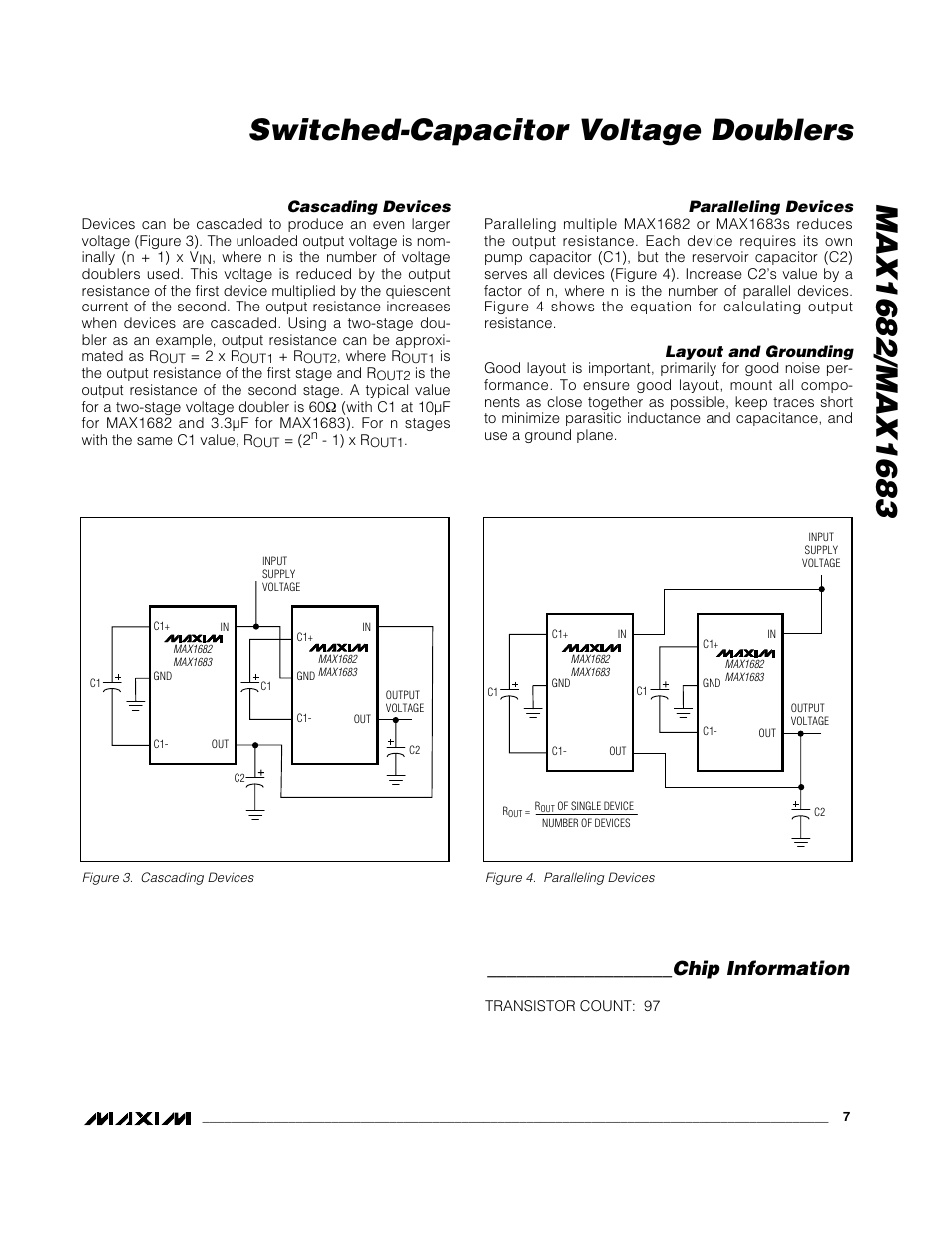 Chip information | Rainbow Electronics MAX1683 User Manual | Page 7 / 8